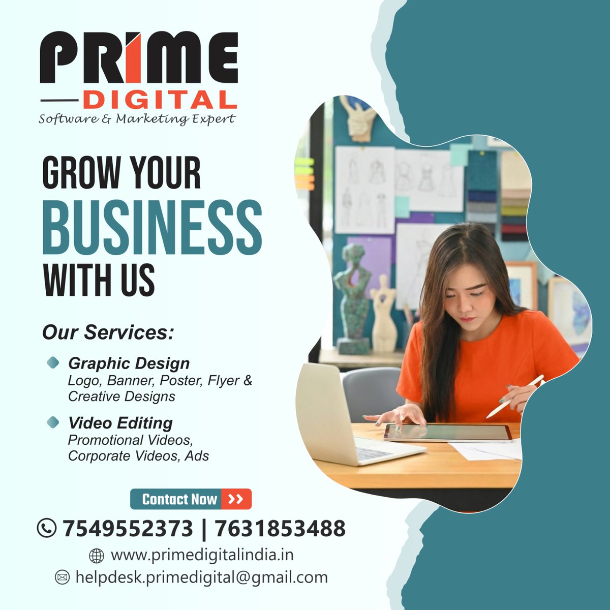 _Prime_Digital_'s tweet photo. Your growth. Our expertise. 💡
Design • Video • Digital Success
Let Prime Digital take your business to the next level.
#GrowYourBusiness #PrimeDigital #CreativeAgency #DigitalSolutions #BrandBuilding https://t.co/bVrcZYL4FL