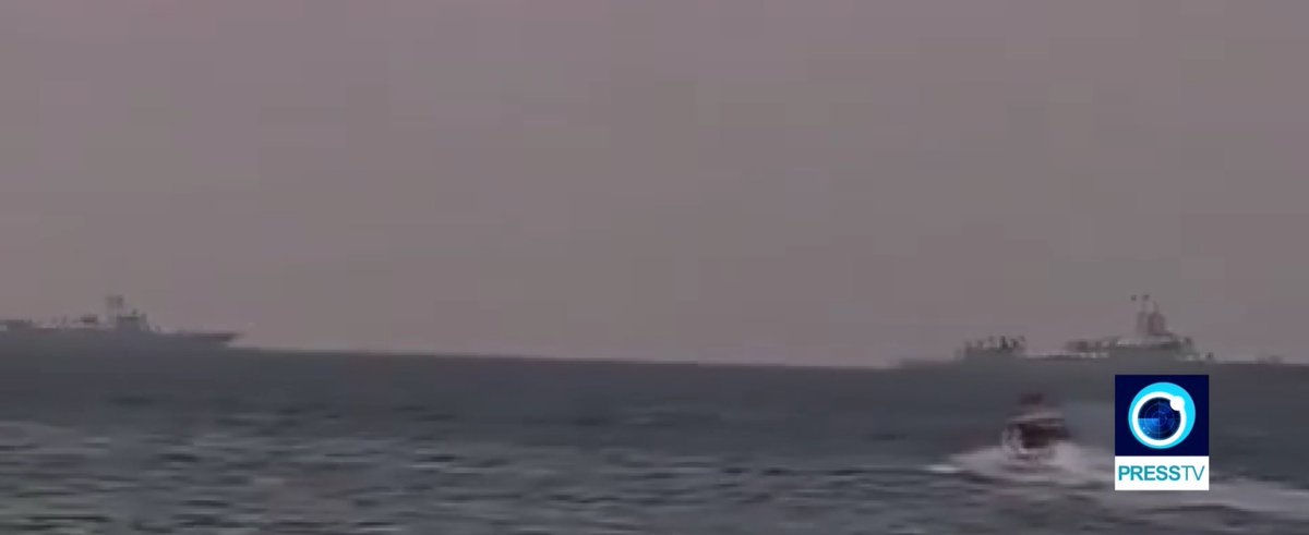 China has already sent several advanced destroyers to Iran (pic). 

Joint naval drills start on Sunday near the Strait of Hormuz featuring BRICS/SCO/strategic partners Iran, Russia, and China.

The "massive armada" is far away, in the Arabian Sea.