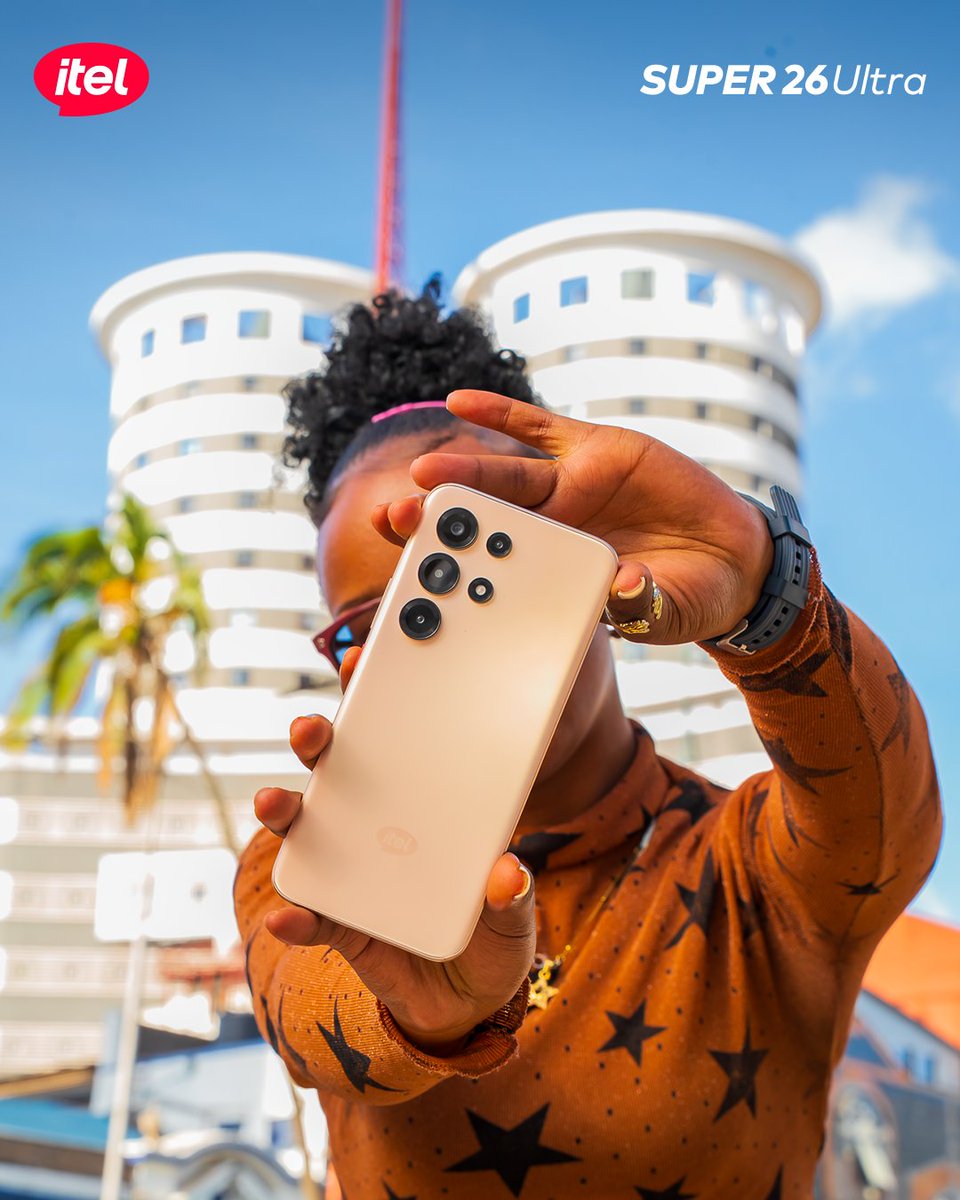 Selfies, videos, or city moments—Super 26 Ultra shines with every Nairobi vibe 😎🌆📸
#itelkenya #super26ultra