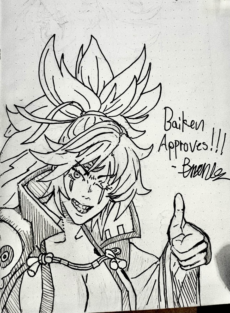 Haven't Drawn Baiken in awhile. 
So I did little drawing in-between working on my bigger project.