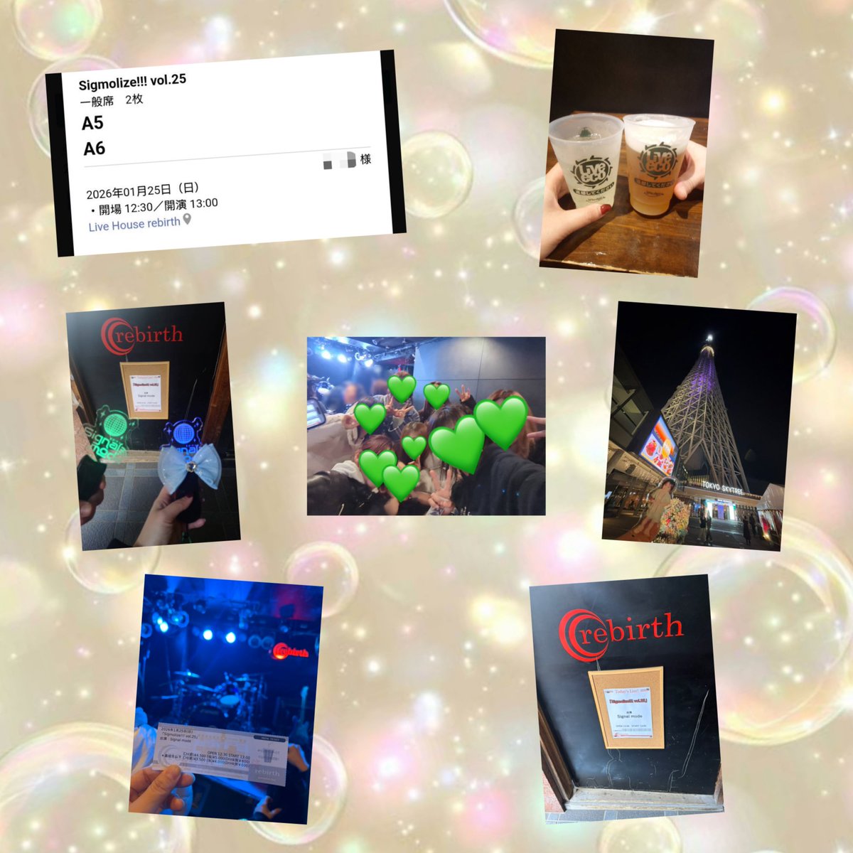 ayano1109_59's tweet photo. 2026.1.25(日)
Sigmolize!!!vol.25
今年のライブ初めはSignal modeでした✨
たしかなものスタートでマサキィさんの声にキュンキュンから始まり、目が離せなくなりそうに🤣
危ない、危ない...
渋いお顔から、笑ってるお顔まで表情豊なトモ君を見れて眼福♡
笑泣きをありがとう💚
#Signal_mode https://t.co/FpYdyQgtFd