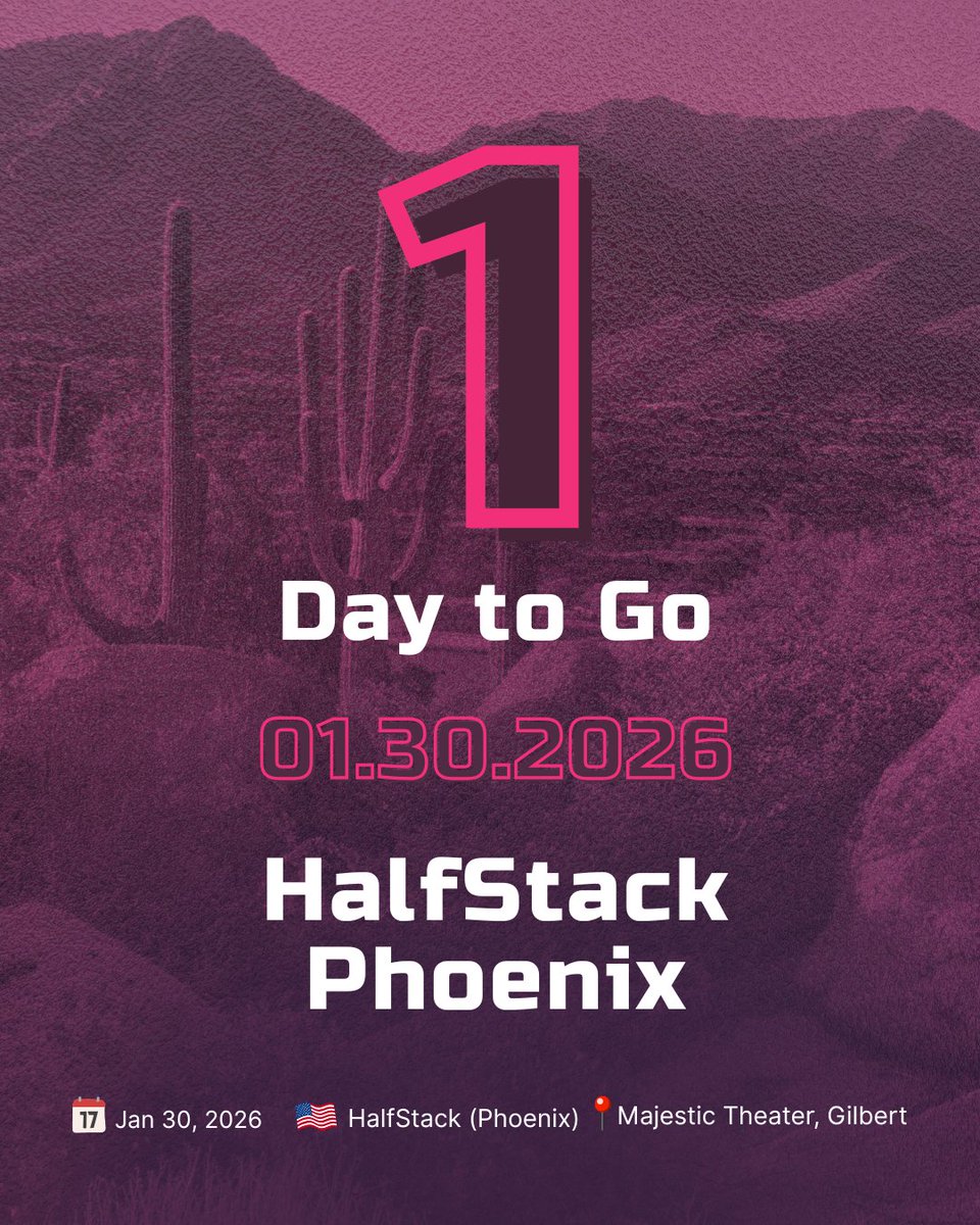 HalfStack Events tweet media