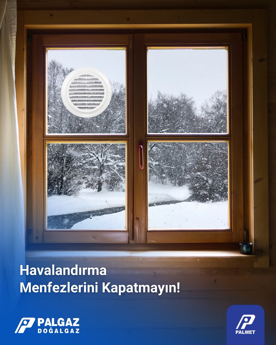 Havalandırma menfezleri, doğal gazın güvenli kullanımı için önem taşır. Temiz hava akışını engellememek ve riskleri önlemek için menfezleri daima açık tutun.

#Palgaz #Dogalgaz