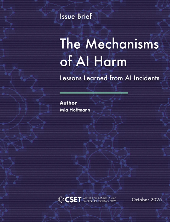 julio_serrano89's tweet photo. Is "powerful AI" the only real threat? CSET research shows AI harm correlates weakly with model capabilities. Many incidents involve simple, single-purpose systems. We need diverse safety tools, not just technical patches.

PDF: https://t.co/OlELUtJbqx https://t.co/rE5Ct4DVFB