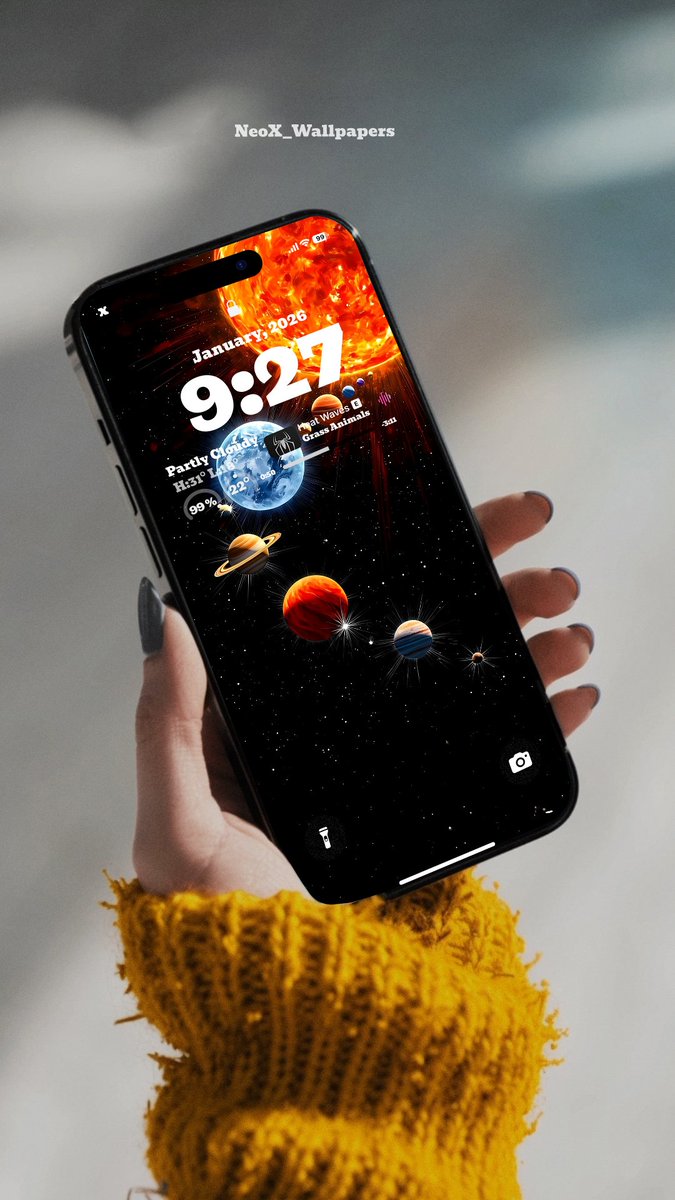 BuzzixLab's tweet photo. Beautiful solar system ☀️🌌 https://t.co/MLwE0GgnCy