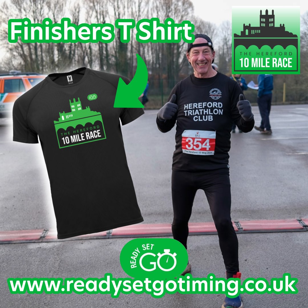 Great news - we’ve got a few places still available for this years The Hereford 10 Mile Race 🏃🏼‍♀️ 🏃🏼‍♂️ 🏃 

📆 Sunday 15th February 2026 - let’s go! 

For all the details and to sign up please visit 👇🏻 
readysetgotiming.co.uk/events