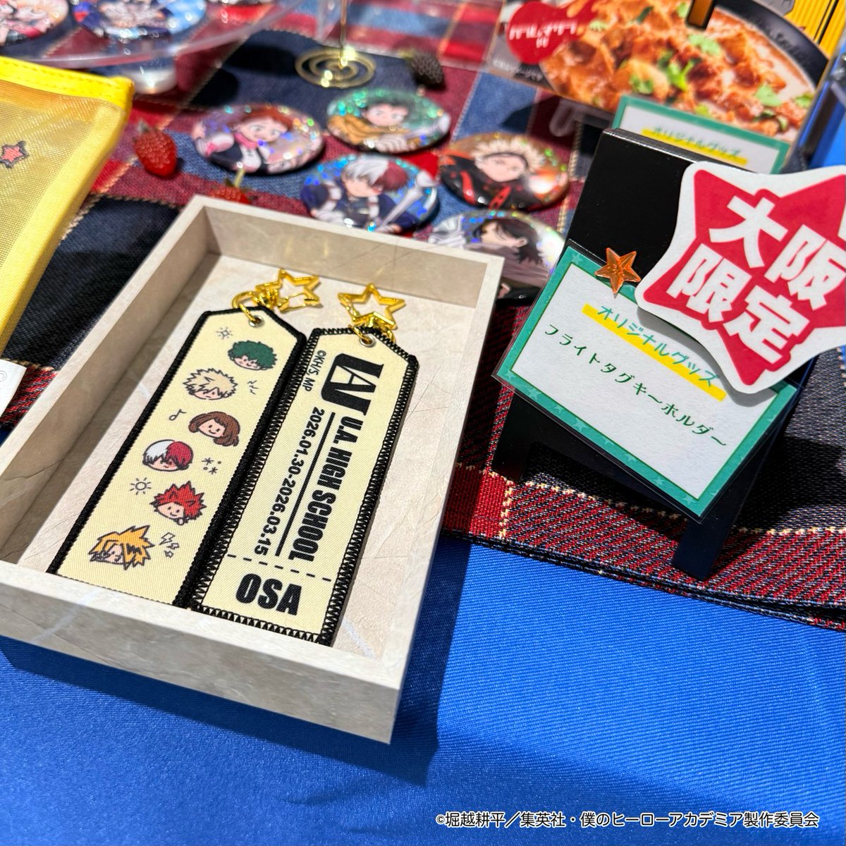 応援グッズ combo1725 ◤グッズ紹介◢ ／ 会場別限定商品 フライトタグキーホルダー ＼ 大阪
