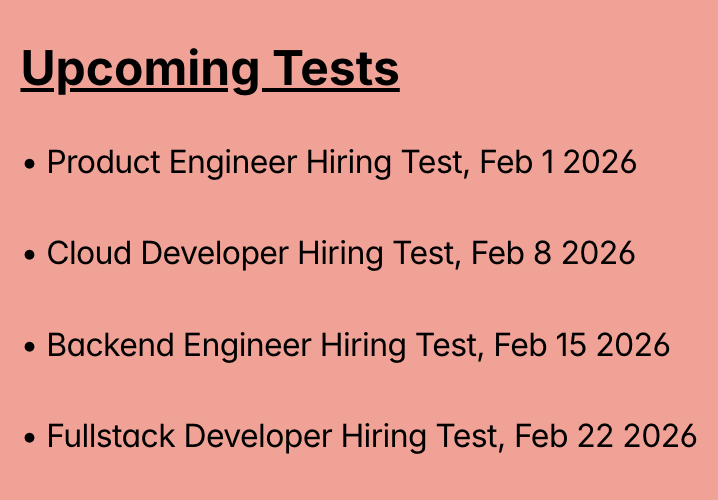 Cactro | India’s Fairest Technical Test tweet media