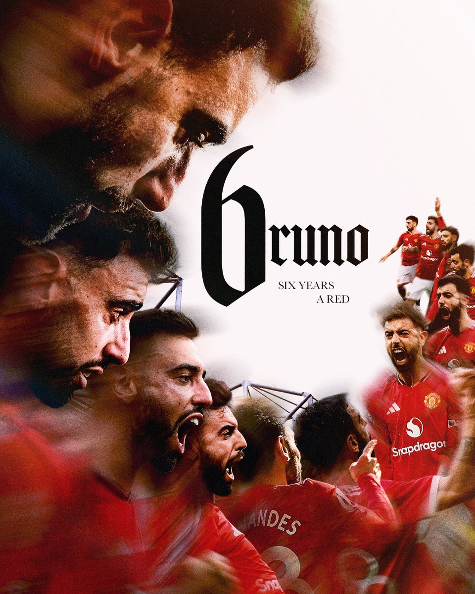 ManUtd's tweet image. A talisman on the pitch, a gentleman off it.

#OTD in 2020,  @B_Fernandes8 became a Manchester United player ❤️