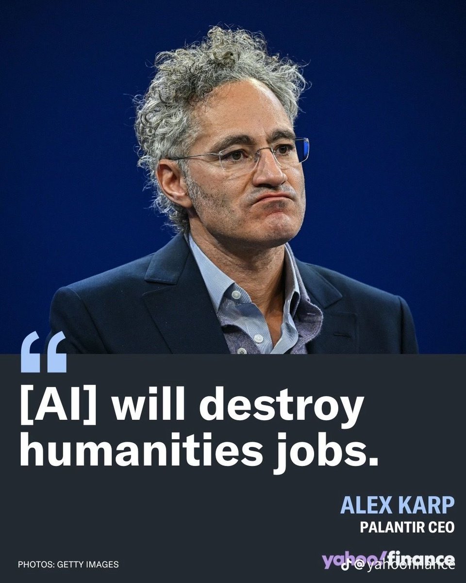 RudolfWagner's tweet photo. This does not need any explanation. #Davos voices suppporting the view on job replacement by #AI and there are no new jobs created as everything AI will need as input or support will be done by AI itself.

#ai #artificialintelligence https://t.co/W6DcapWg0f
