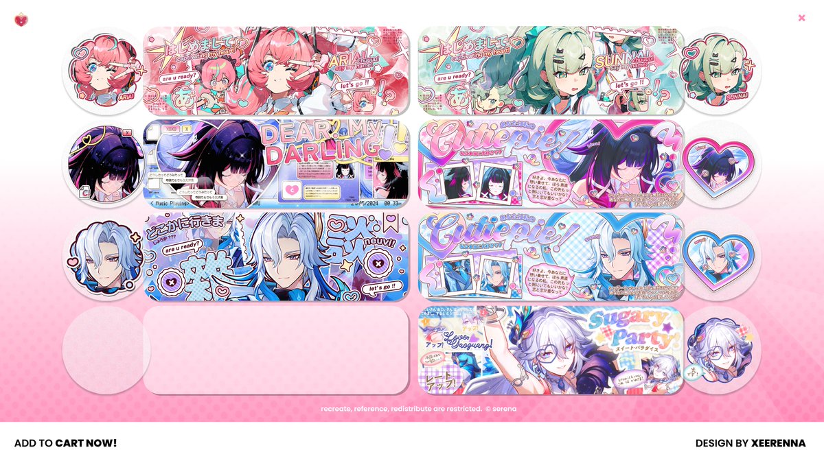 xeerenna's tweet image. any interaction cherished  ୨୧ .. ⠀𓈒            

୨୧. hi! aku ada 31 rs cs layout hoyo yg bisa ditake sekarang.
beli 1 9K, 2 8K/ea, 3 7K/ea, 4 6K/ea, 5 5K/ea dan dapet slot request dan ada diskon yg take &amp;gt;1 yaa!  

⟢ t. #zonauang⁩ ⁦#zonaba ♡ ੭