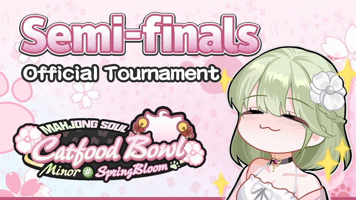 MahjongSoul_EN's tweet image. The Semi-finals of CFBMinor #SpringBloom Tournament will start IN 1 HOUR!

Top 8 players are ready to dive into more thrilling mahjong matchups! Who will secure a spot in the Finals, and who will end their steps right here?

The live stream will also feature the Gift Code and