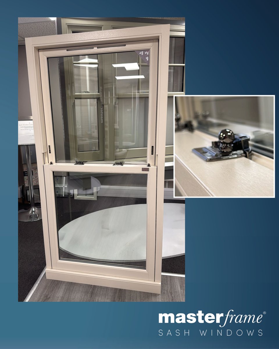 MasterframeSash's tweet image. 🚚 A Vintage Collection sash window heading out to CJS Exteriors today.
Featuring Timberweld® construction, a top-sash trickle vent, and polished bronze furniture for a truly authentic finish.

👉 zurl.co/cFa3T
#Masterframe #VintageCollection #SashWindows #Timberweld