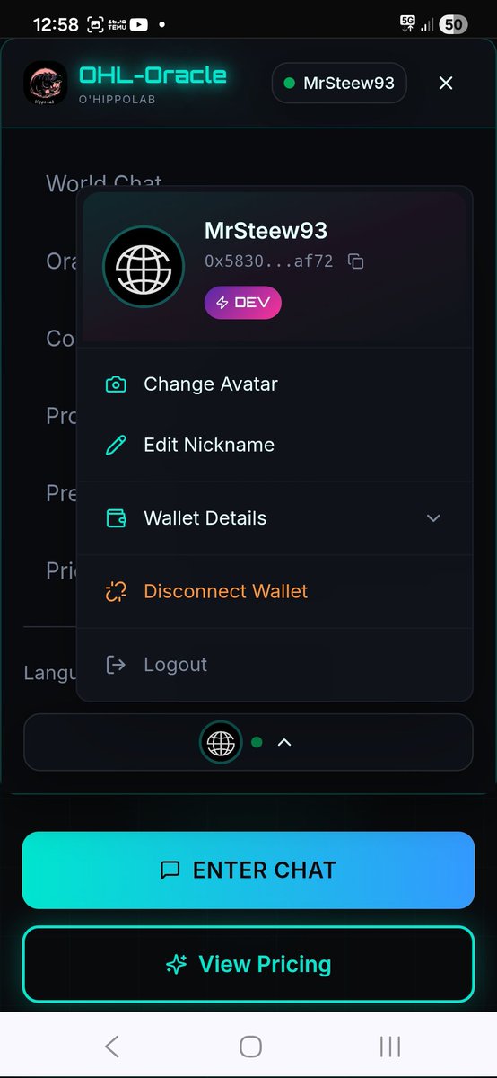 Some updates of OHL platform 

Small steps 

But persistence is key

<a href="/buymeacoffee/">Buy Me a Coffee</a> 
<a href="/overnance/">Ben | Over 🌐 → x402 with Agentic Commerce</a> 
<a href="/overprotocol/">Over</a> 

Join Word Chat

Website:
ohippolab-ai-oracle.com