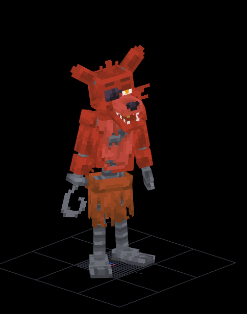 tazlify's tweet photo. Foxy in minecraft!

#Blockbench #Minecraft #foxy #fnafart https://t.co/l4eoNrZSuR