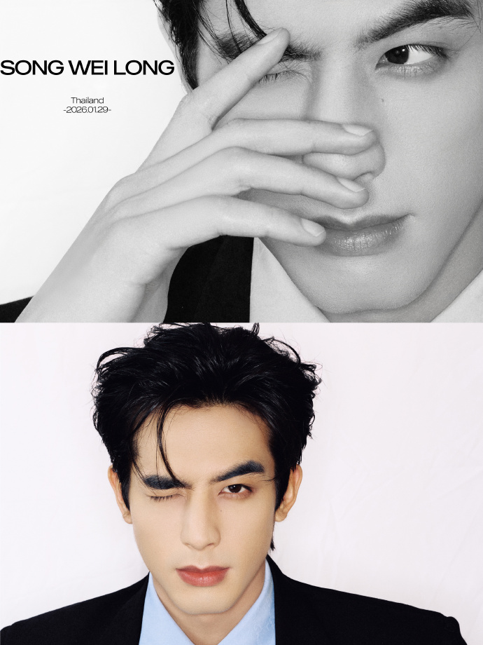 #SongWeilong was super shy after he winked during the live stream for the #ShineOnMe banquet. Who would have thought he’d go on to do a fun wink photoshoot in Thailand! This good-looking guy totally crushed it! 📷