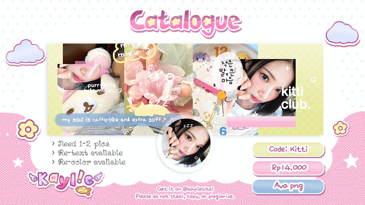 kayliesite's tweet image. ౨ ◟🎹 🍞 𓈒  help RT pls, tysm!

☘️🎀__% henloOo 5 layout ready stock rs gg siap dibawa pulang 🍎◞ 💬 ! prici di pic, bisa jajank ke DM atau tele @/kayliesite 🌸

+444.  wonyoung ive, jiwoo, carmen, ian h2h, karina aespa  ☻  #zonauang