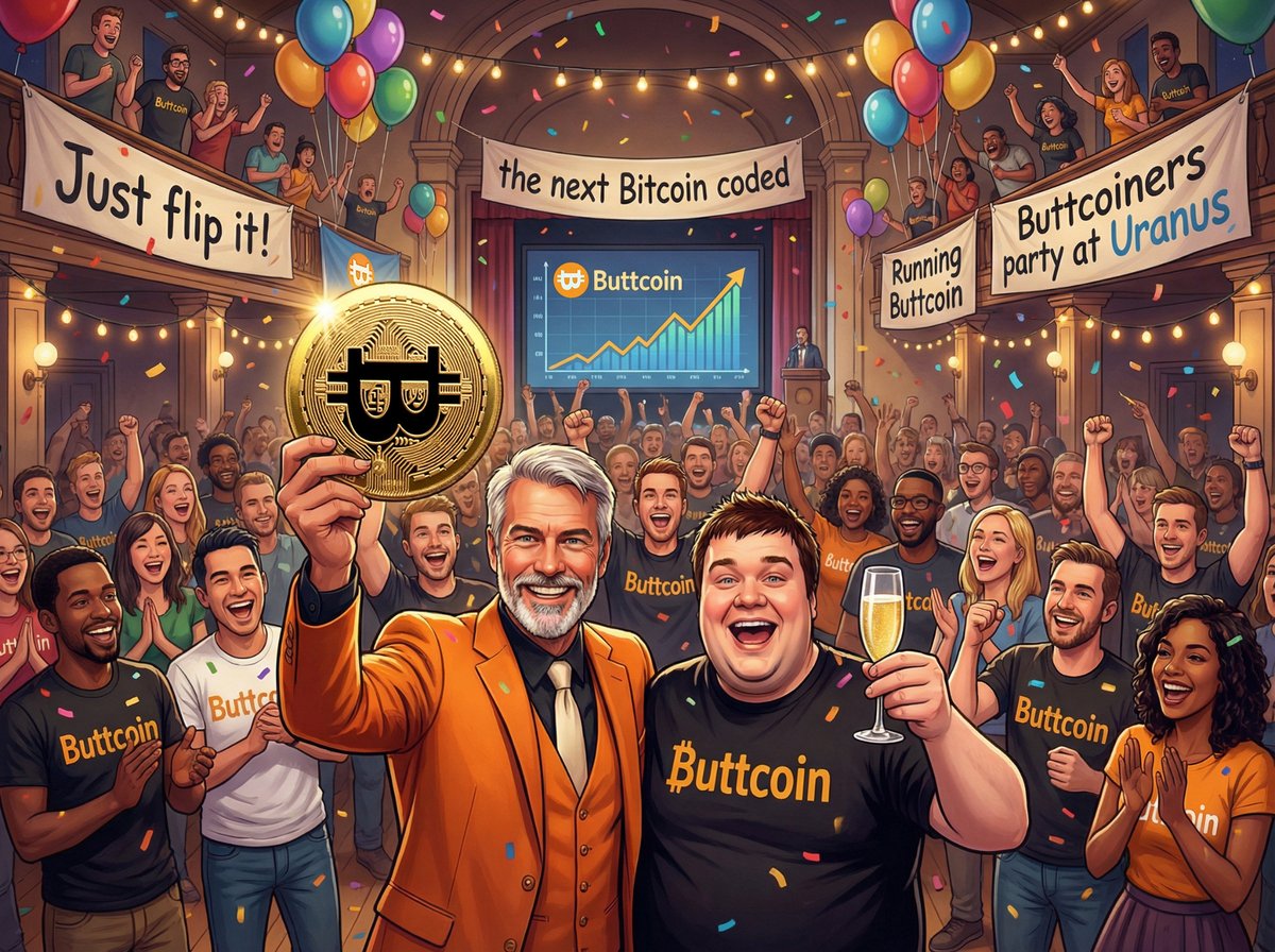 Happy one year anniversary everyone! This was one of the craziest years in crypto history. But you stuck with us and gave us your support. Thank you. Never forget: What we have here is memetic gold. Times change, liquidity returns. And Buttcoin is inevitable. Buttlieve