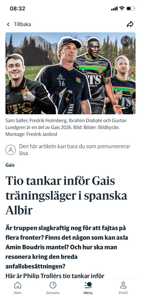 #gais 
Nu har Troller lagt ribban !
Nu är det slut med futtiga 5 punkter 😀
Han har skrivit 10 punkter i dagens GP inför lägret i Spanien !