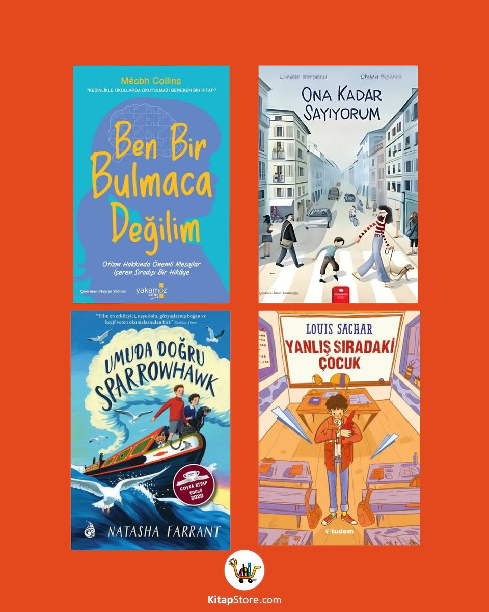 kitapstorecom's tweet image. 📚 Çocuk Okurlar İçin Harika Kitaplar! ✨🌍🐰

Bu hafta Freya’nın kendini kabul etme cesaretine tanık olacak, fırtınalarla dolu bir kaçışta umut ve dostluğun izini sürecek, ön yargıların ardındaki saf kalbi keşfedecek ve sayılarla güven arayan bir çocuğun mutluluğu yeniden…