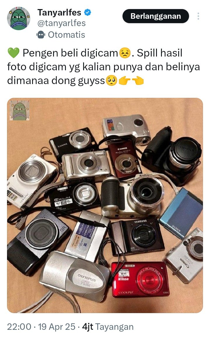 Randominajahhh's tweet image. buat kalian yang lagi cari digicam online, ini cara tau kalo toko digicam yang bener2 trusted. 
- ada akun ig dan shopee nya
- ⁠harga nya masuk akal
- ⁠payment lewat e-commerce (shopee/tokped)
- ⁠cek akun dan komentar postingannya 

Spill toko digicam yang  beneran trusted