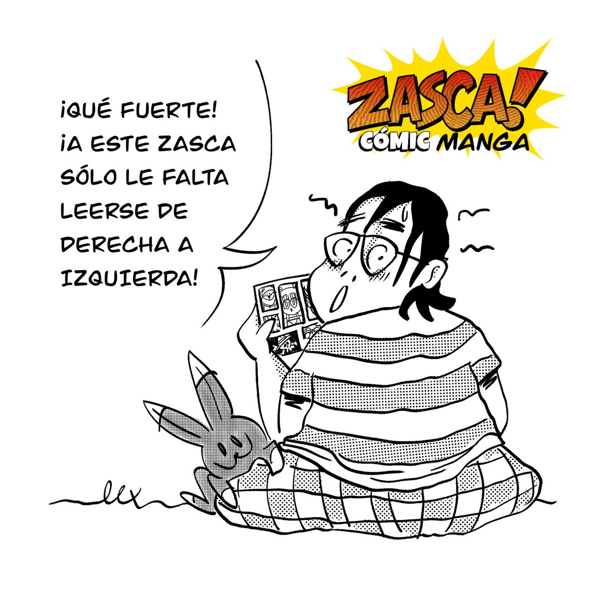 LEX GROMIKO
@las_lexadas (Instagram)
facebook.com/lex.gromiko
<a href="/LLexadas/">lex d gromiko</a> (X)
NUEVO NÚMERO EN PAPEL
"ESPECIAL MANGA"
(NÚMERO 15),
CON 90 PÁGINAS POR 9€.
ZASCA! TIENDA:
zasca-comic.sumupstore.com
DESCARGA DIGITAL DISPONIBLE 
EN PAYHIP POR SÓLO 2€
payhip.com/ZascaComic