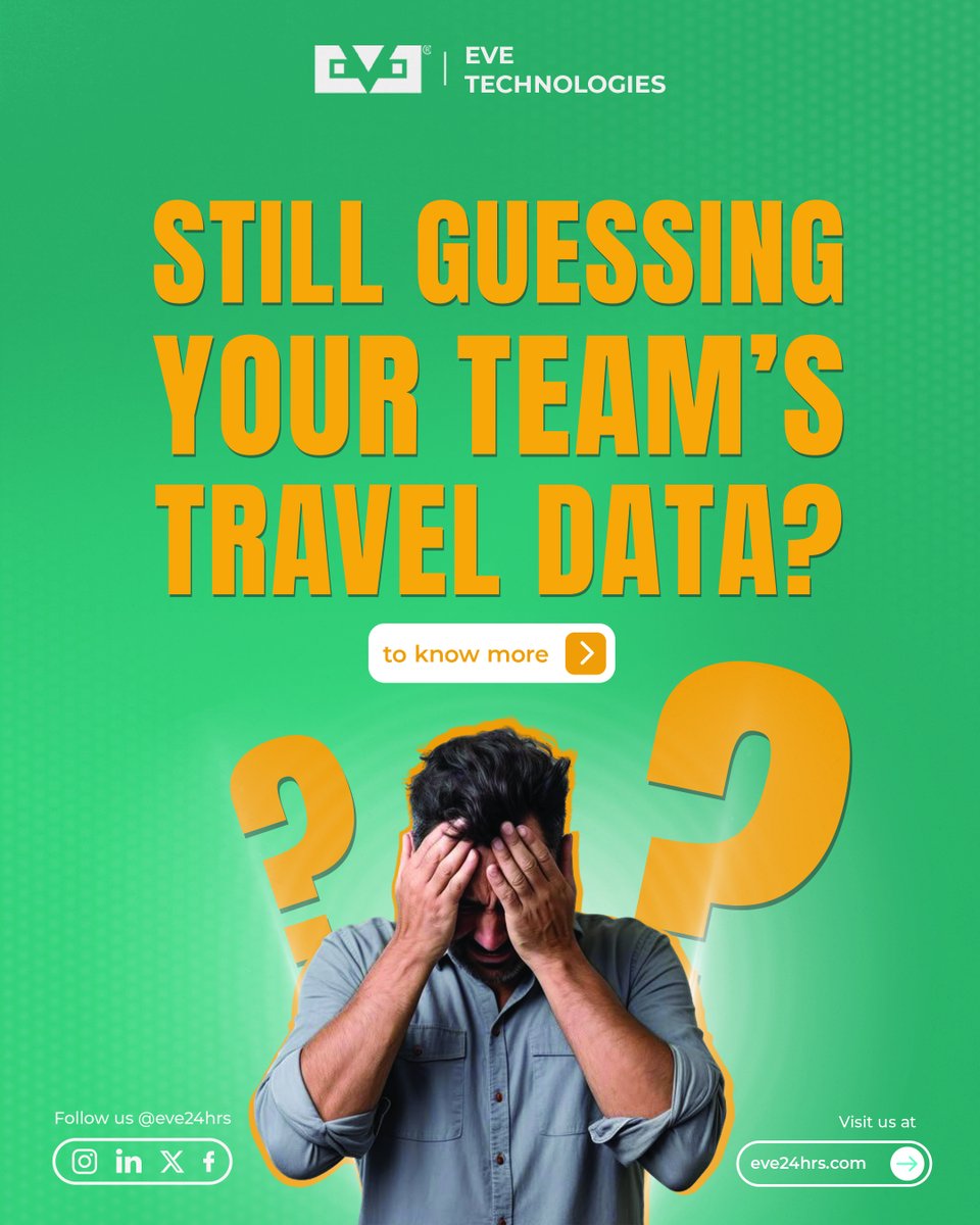 EveTechofficial's tweet photo. Field teams travel daily — but are you still guessing where time &amp; money go?
Get real travel insights with Live Travel Metrics on EVE.
https://t.co/lC4Qf6ibje
#LiveTravelMetrics #FieldTeams #BusinessEfficiency #EVE https://t.co/KwQfeT1RKR