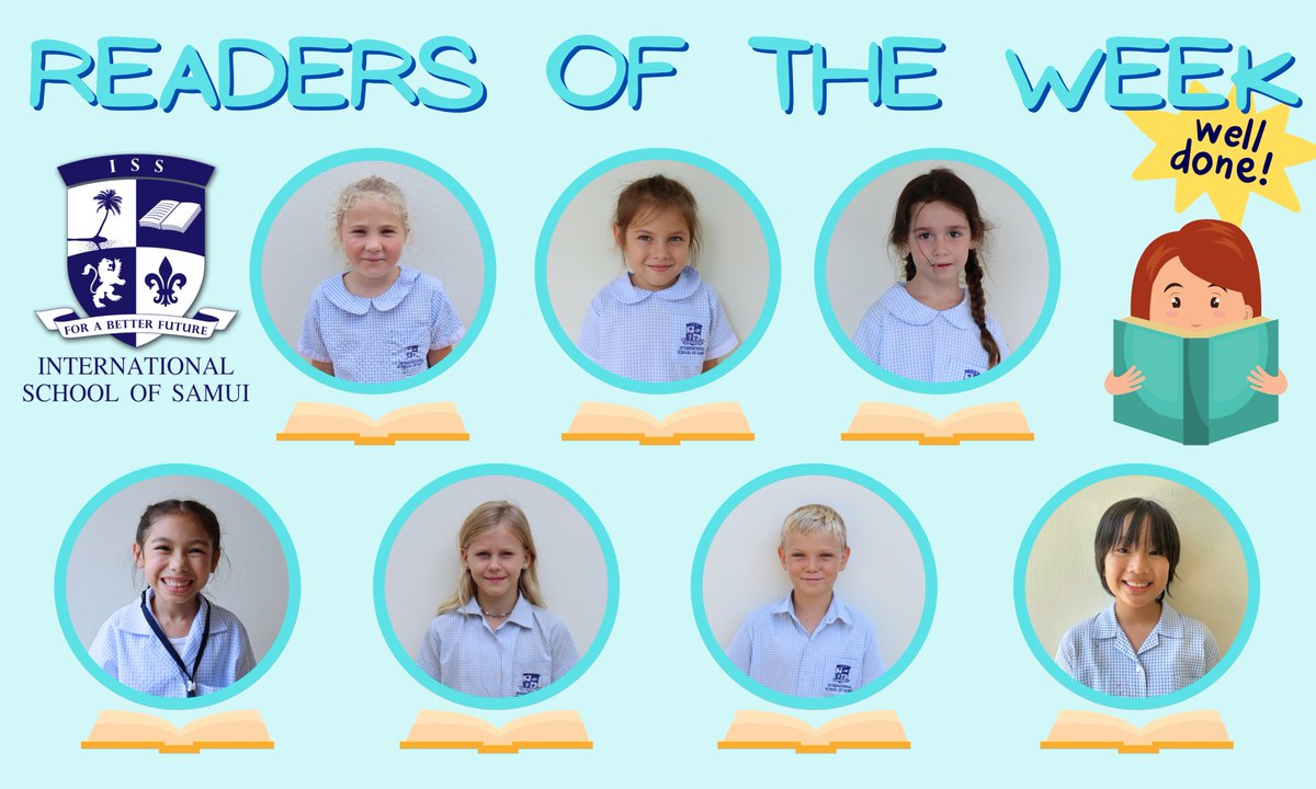 Congratulations to Vienna, Alisa, Sarai, Tina, Mia, Max and Pei Pei! Keep reading!