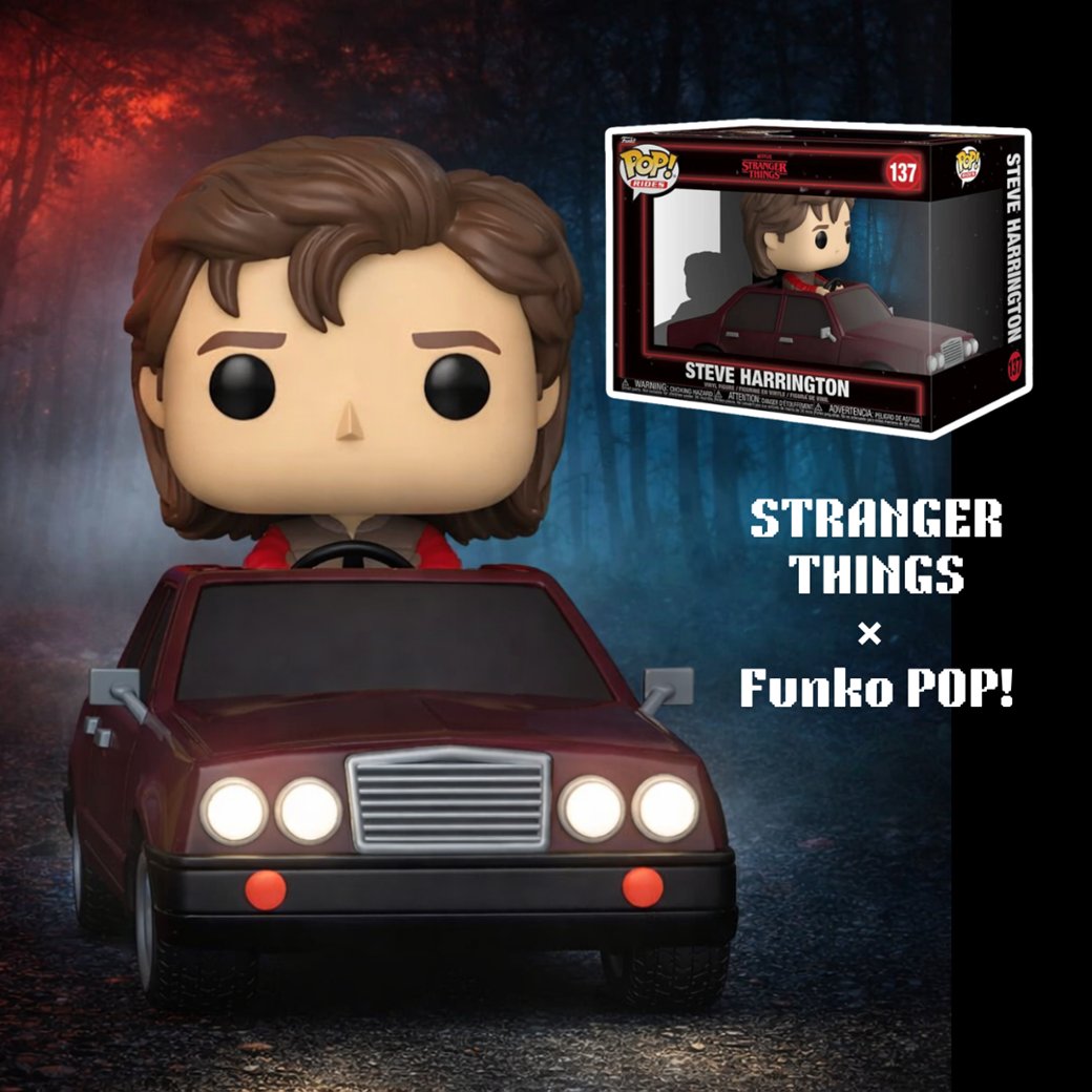 こちらのFunkoフィギュア現在ご予約殺到中🤗♬ 愛車「ビーマー」に乗っ