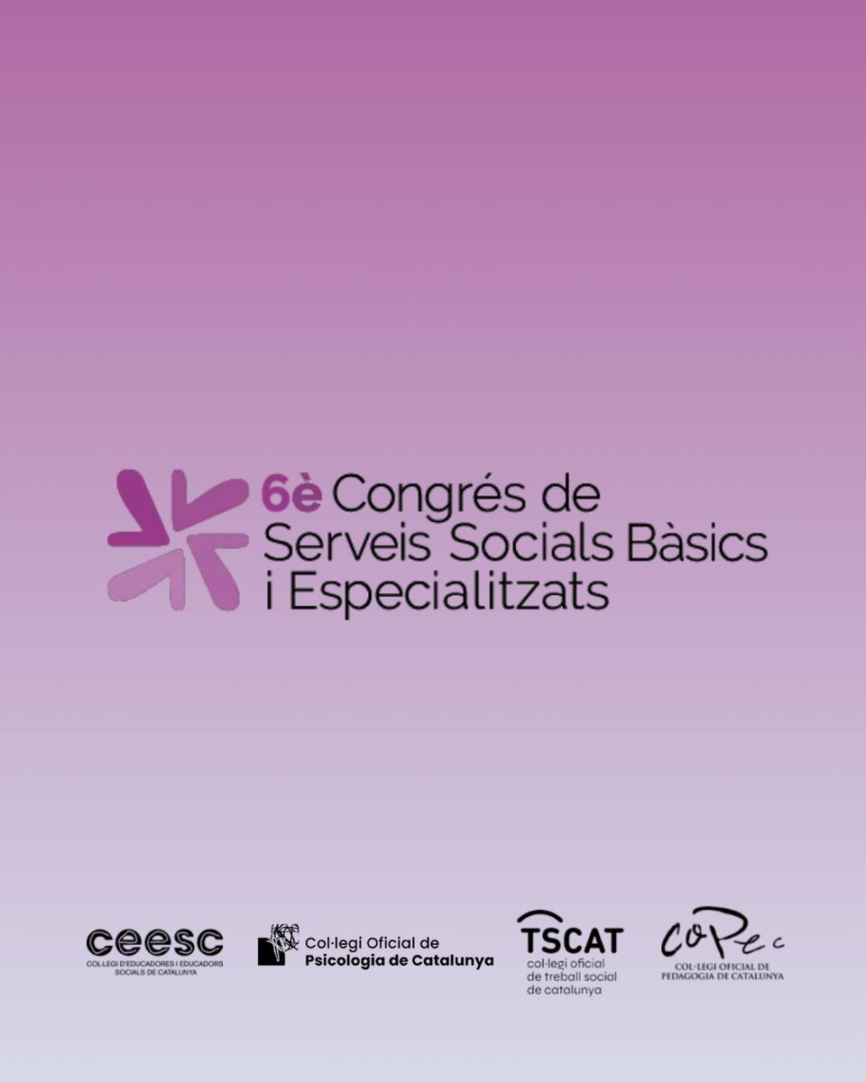 6è Congrés Serveis Socials Bàsics i Especialitzats tweet media