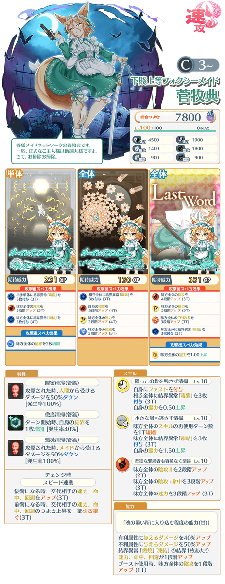 キャラクター紹介】 「大天狗様の掃除好きなメイド」エピックおいのり