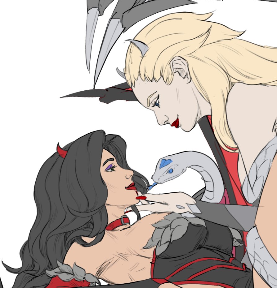 Orchazmicart's tweet photo. colors and line art is done. doing the shadings next. https://t.co/uZXzJSpkjq