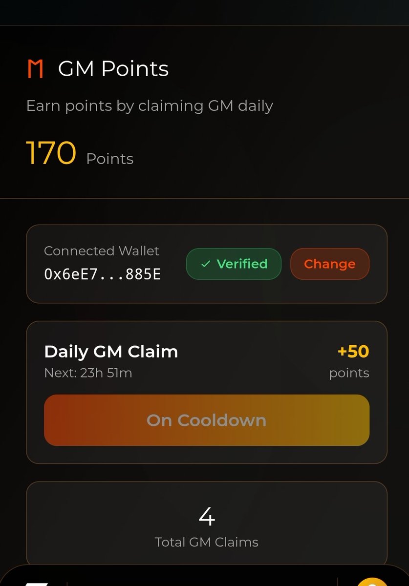 Claimed my <a href="/Zetarium_/">Zetarium</a>  Daily 50 GM points ✔️ 

Have you claimed yours today #Zetarium fam??
