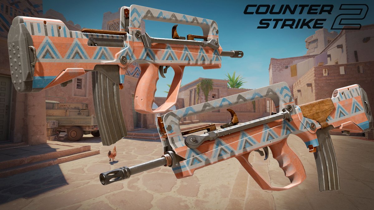 Hi, I created a new skin for
<a href="/CounterStrike/">CS2</a> FAMAS | Old Walls

steamcommunity.com/sharedfiles/fi…