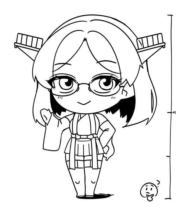 デフォルメ練習の霧島 