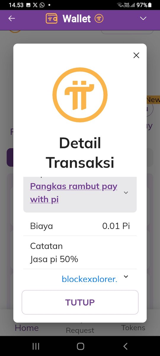TCisoka95880's tweet photo. Selangkah demi selangkah pemindahan transaksi sehari2 kepada sistem terverifikasi diblokchain 
#pirevolution
#pinyata
@bilgcv_ark @NoncePadja @JasonWong_Pi 
@Andinova1156189 https://t.co/pdinlyiNx0