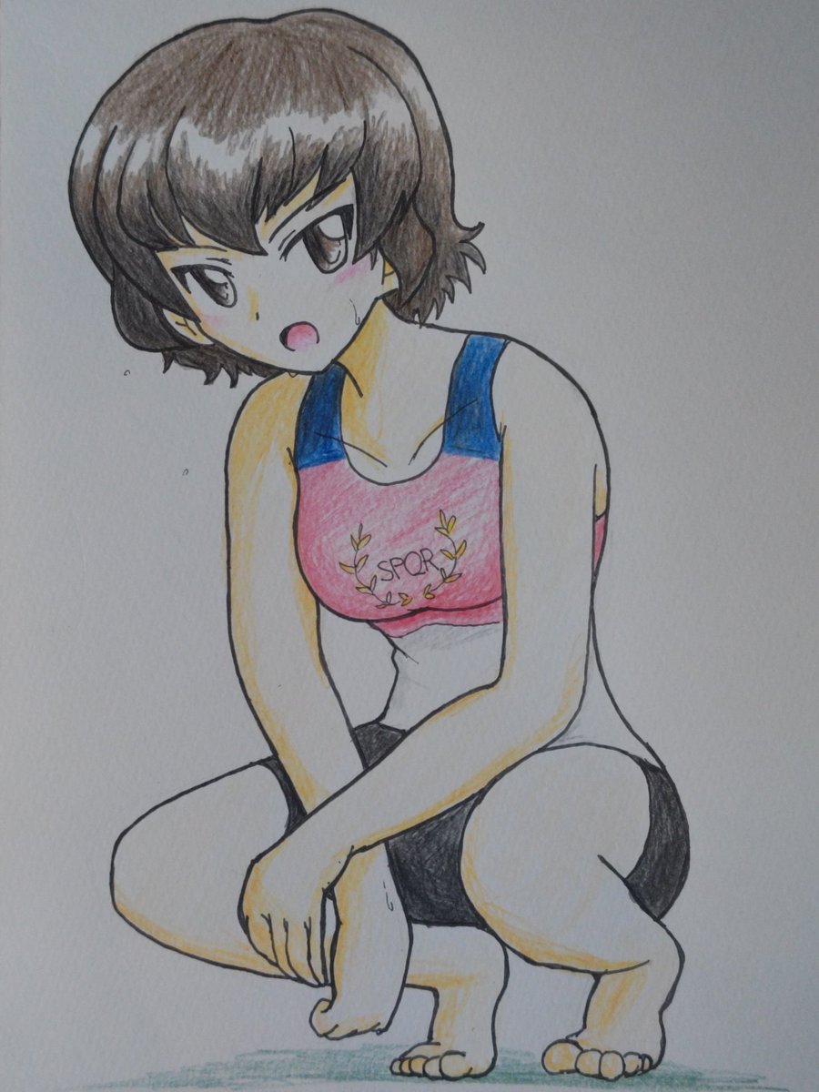 #今月描いた絵を晒そう 
その2
タミ、カエサル、杏ヨウコ、杏ユリ 