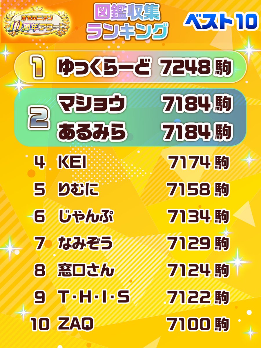 いちこ@逆転オセロニア (@Othellonia_info) / Posts / X