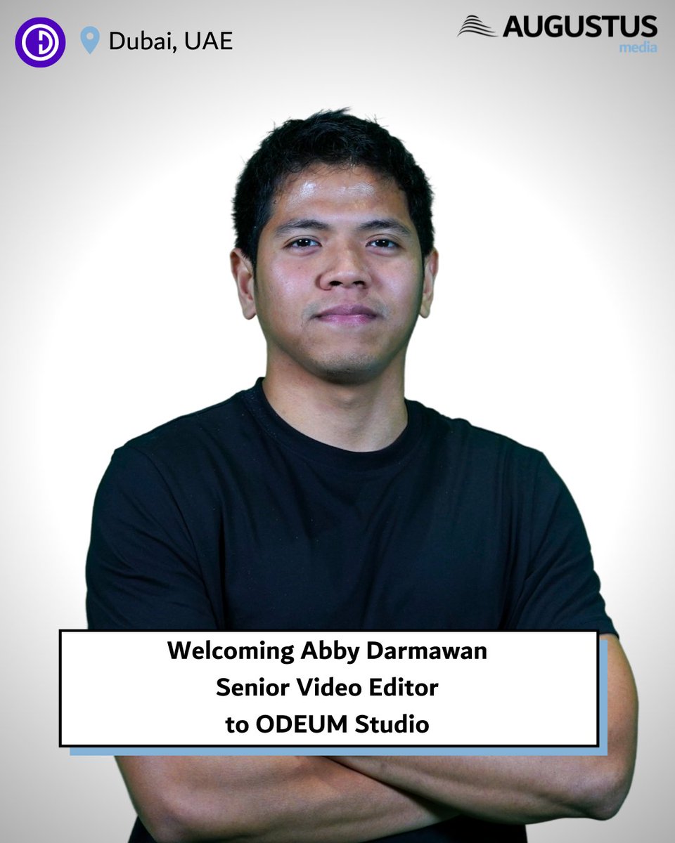 Welcoming Abby Darmawan as Senior Video Editor as part of our Odeum Studio team in Dubai!

Abby is a creative professional from Jakarta, Indonesia, with over 5 years of experience in videography and photography. She has worked on a range of creative and corporate productions,