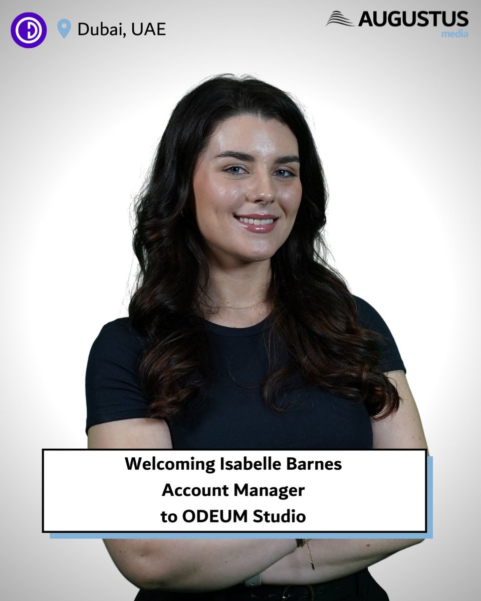 Welcoming Isabelle Barnes as Account Manager as part of our Odeum Studio team in Dubai!

Isabelle is a Dubai-based media professional with a passion for storytelling, travel, and culture. Since graduating in 2021, she has worked across Safeguarding, Documentary Filmmaking, and