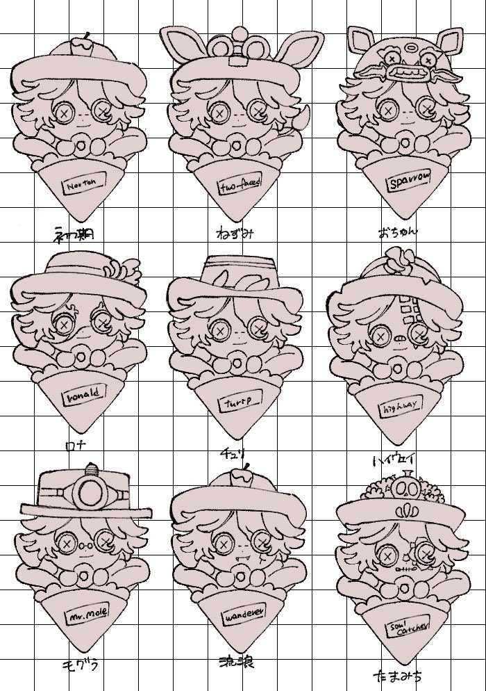 wip
クレープ🧲量産中