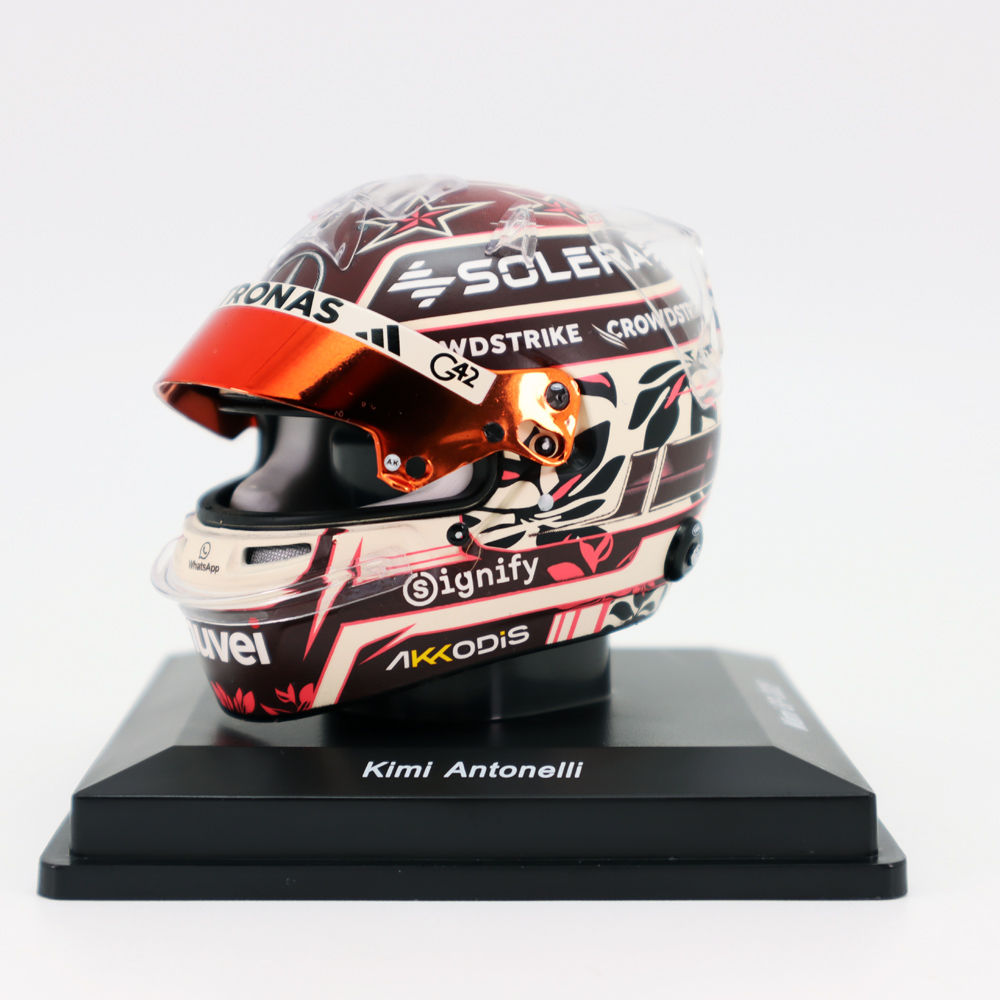 F1メルセデス 2025年チームカード キミ・アントネリ ミニヘルメット F1