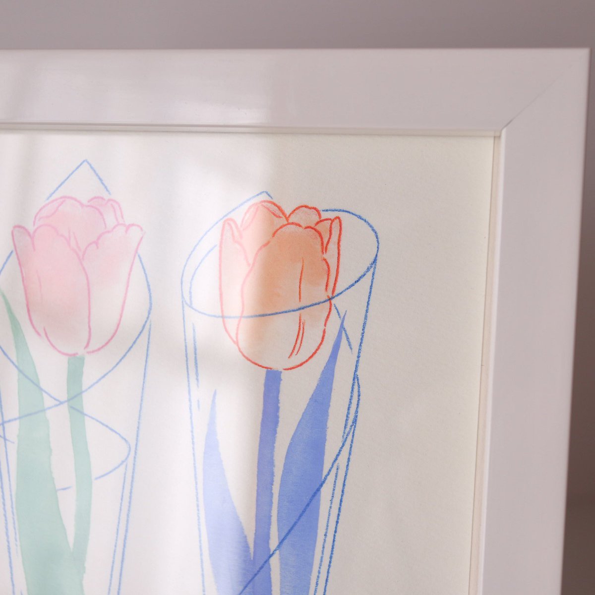 ꒰ 個展作品紹介 ꒱ 「Wrapped Tulips」 ビニールに包まれた