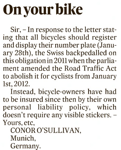 ConorOSullivan1's tweet photo. @SafeCyclingEire @IrishTimes https://t.co/rdvPp6XnyB