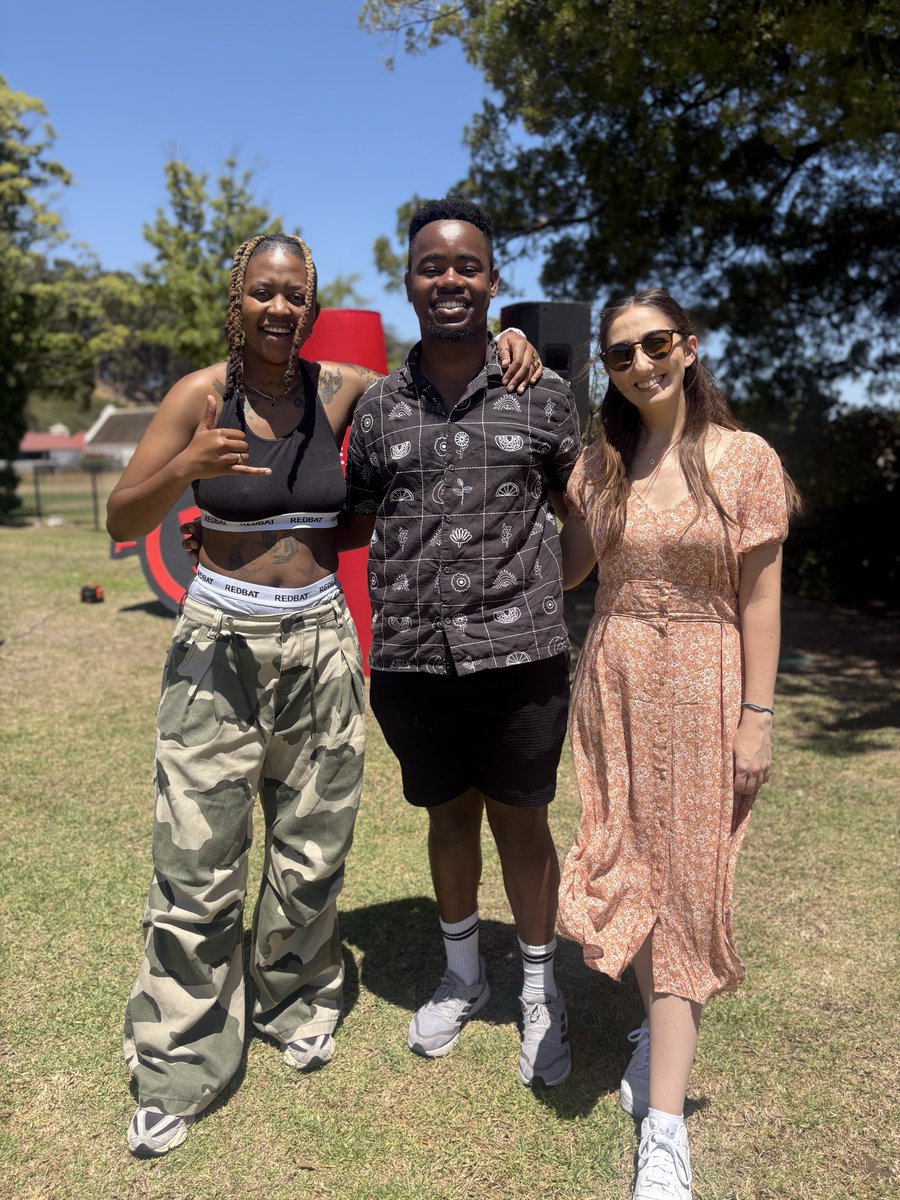 5FM's tweet image. We outside with @StandardBankZA for #OWeek Tune in 12-3pm for all your student hacks🤩💪🏽