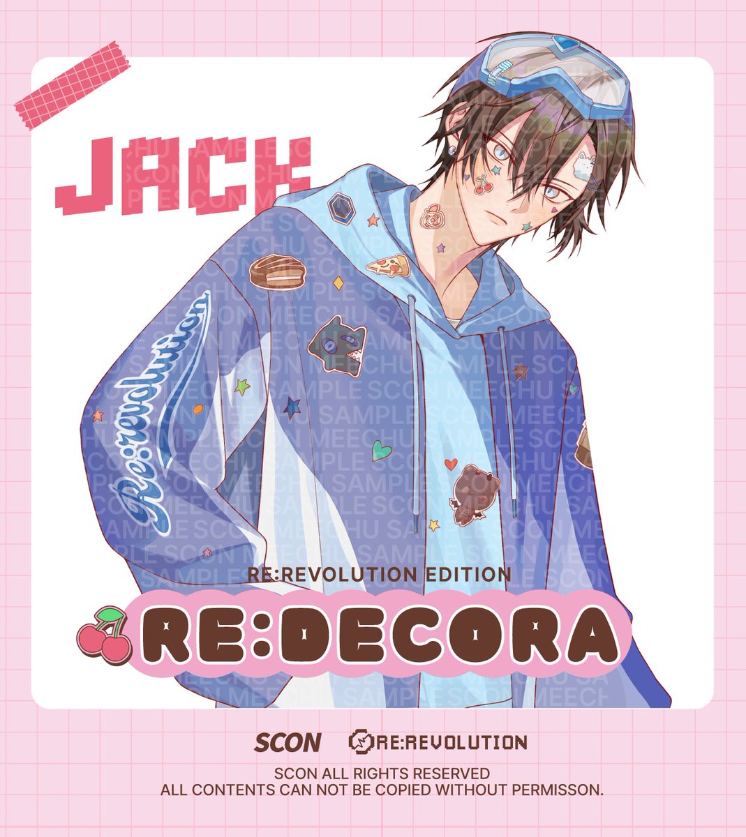 scon_commerce's tweet image. 【RE:DECORA】
유닛들 모여라-! 리:레볼루션 데코라 커스텀 키보드가 여러분을 찾아옵니다!✨

상품 오픈 전까지, 매주 한 명씩 일러스트가 순차대로 공개됩니다!

첫 번째 일러스트의 주인공은...
잭💙입니다!

다음 일러스트는 2월 2일, 월요일에 공개됩니다.
많이 많이 기대해주세요💞