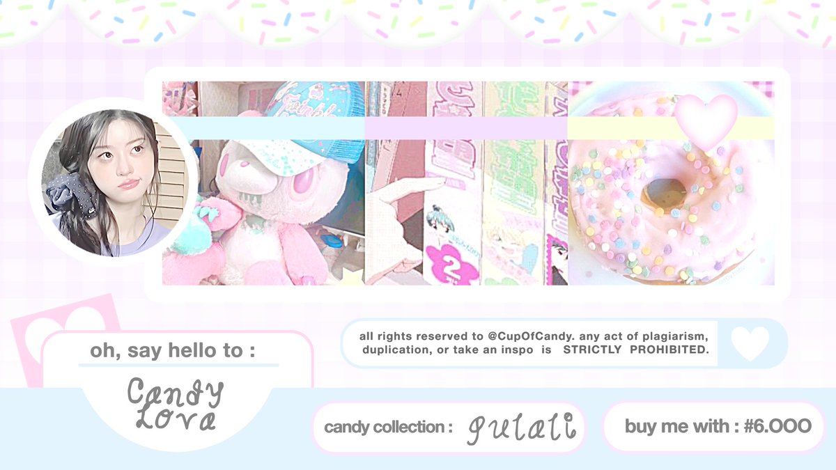 help repost? thankchu .♥︎ #zonauang 04

sugar angels, new candy pieces just popped in! layouts of sullyoon — wonyoung — minju — hanni — minji — priced at < 6.OOO > 

tap into <a href="/CupOfCandy/">𓄯 ࣪ ᪤ kala c:</a>’s dm to get yours!