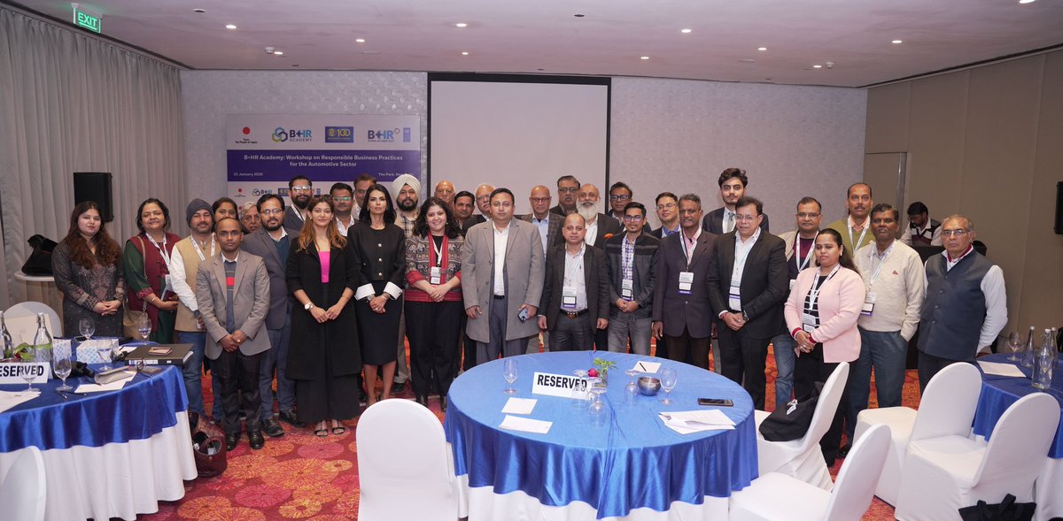 UNDP_India's tweet photo. 📢 Responsible business starts in the supply chain

⚙️ Through its B+HR Academy, @UNDPIndia recently delivered  workshops on Human Rights Due Diligence (HRDD) &amp; Access to Remedy with Indian &amp; Japanese companies, addressing labour risks across Japan-linked value chains. https://t.co/7DhBRBWXjD