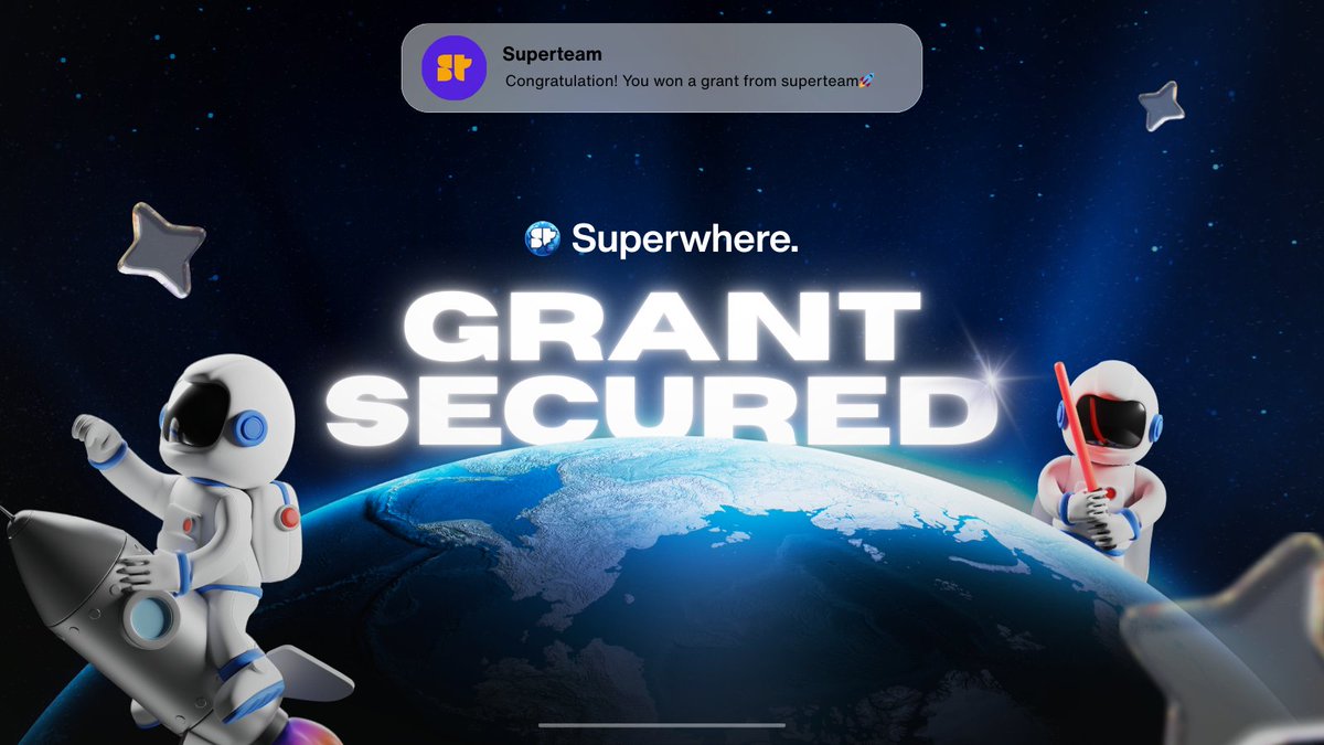 Big news!

Superwhere has officially secured a <a href="/superteam/">Superteam</a> grant for continued development.

Huge thanks to everyone who’s registered and supported the project so far — we’re just getting started.

Make sure you join and represent your country!