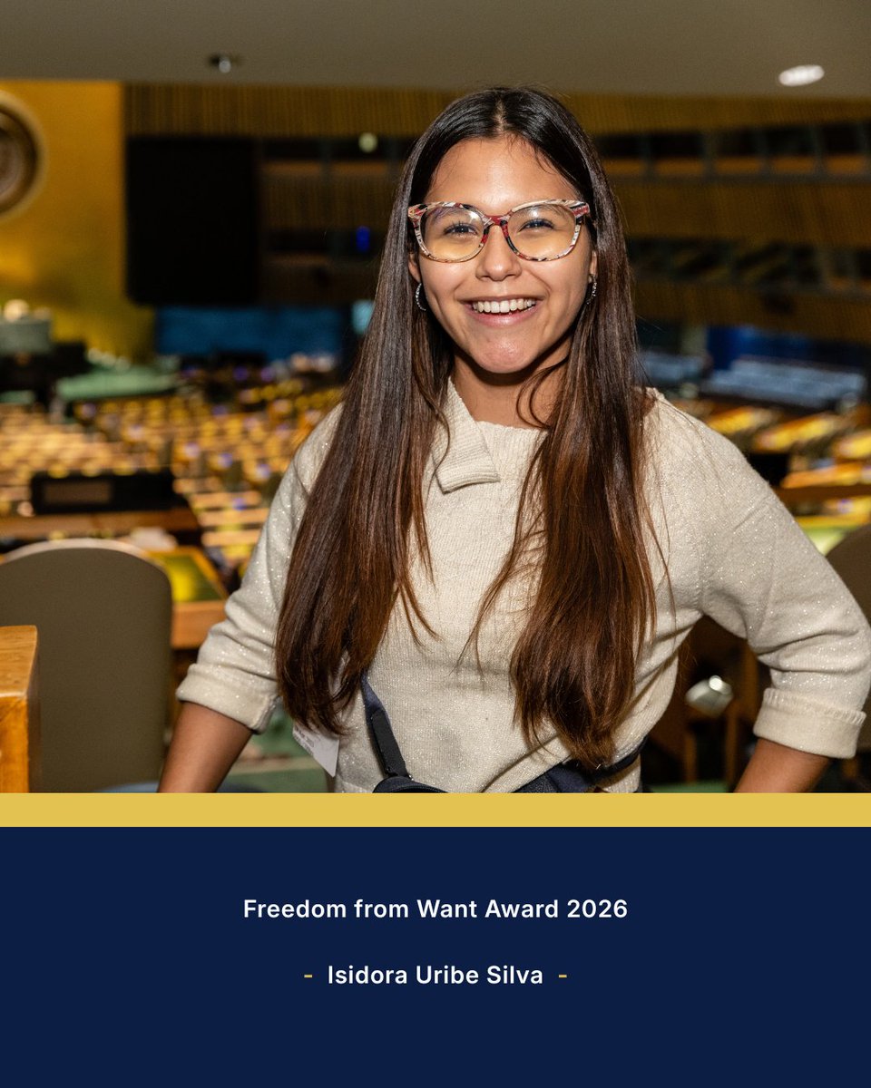 Four_Freedoms's tweet image. Laureates honoured with Four Freedoms Awards 2026:
Freedom of Speech: @pressfreedom CPJ
Freedom of Worship: remains confidential for security reasons.
Freedom from Want: Isidora Uribe Silva
Freedom from Fear: Gisèle Pelicot
More info at: bit.ly/3NLLnSC